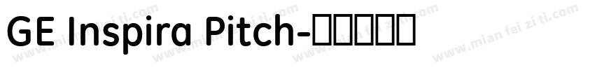 GE Inspira Pitch字体转换